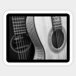 Two Parlour Guitars Sticker